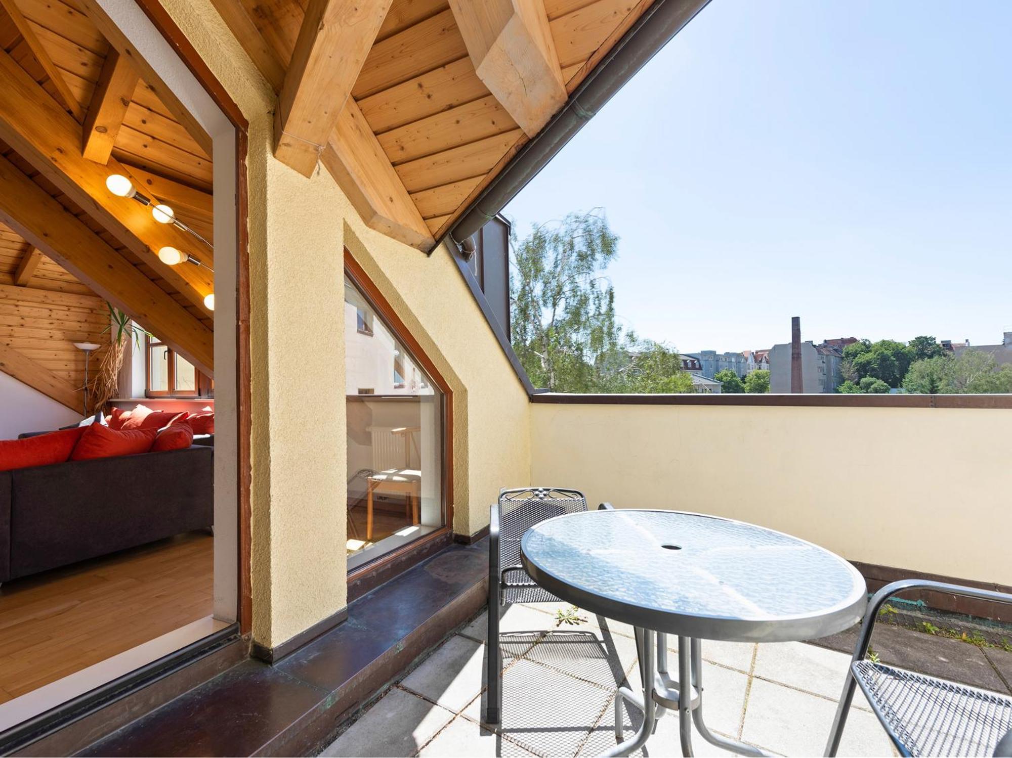 Two-Bedroom Apartment Balcony
